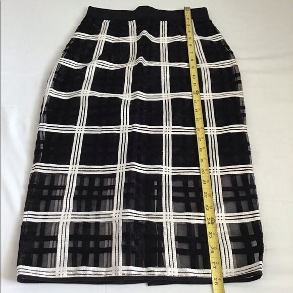 Milly Black Midi Slip Skirt New Size 2 - Picture 7 of 12